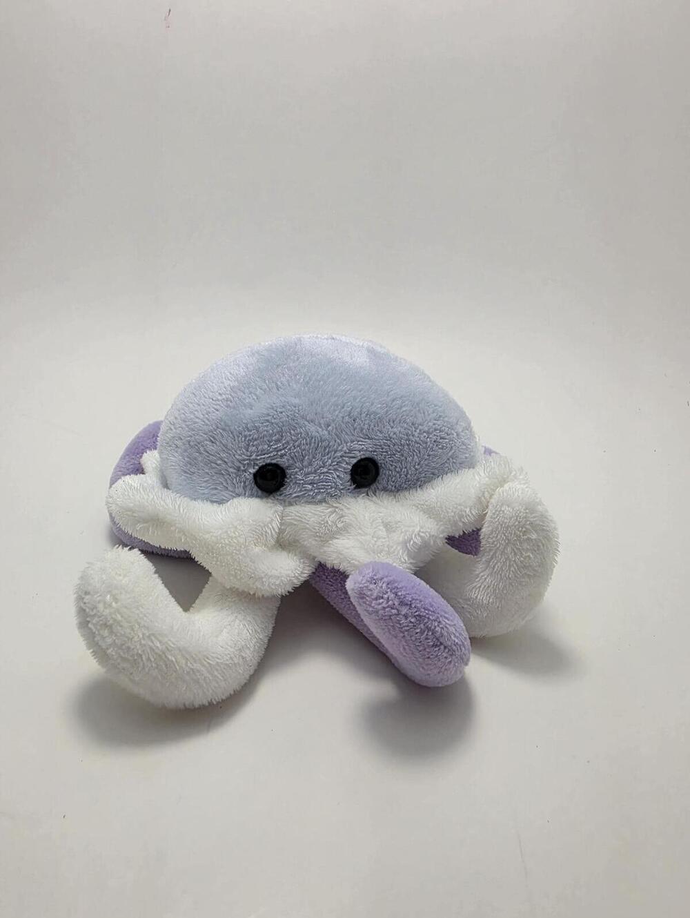 Adventure Planet Jellyfish Plush Blue Purple White Stuffed Animal (4 inch)